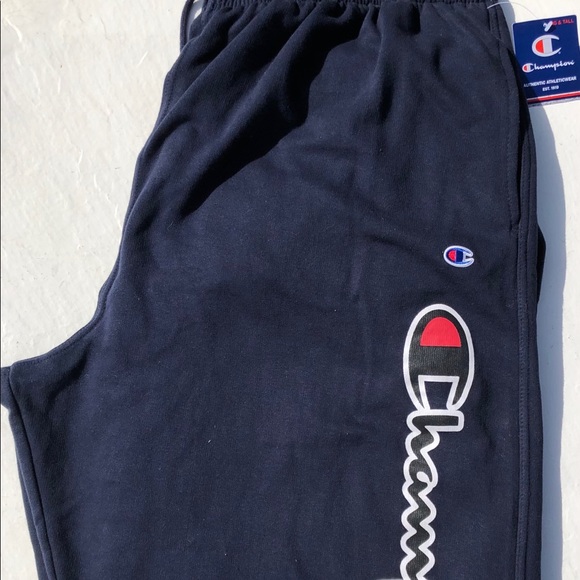 Champion Men’s Navy Big & Tall Sweatpants - 3XLT - Picture 4 of 5